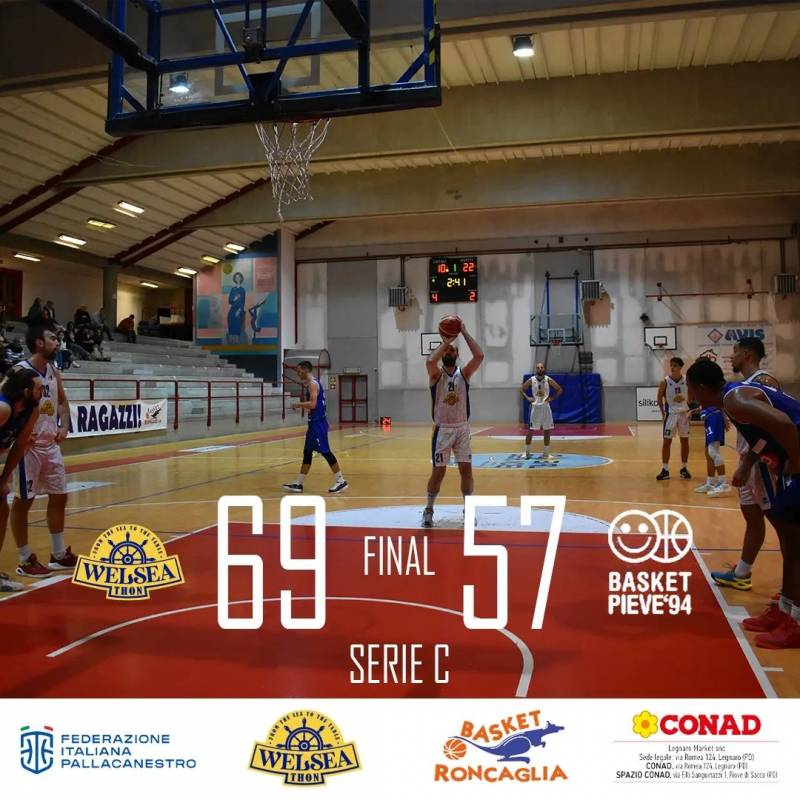 Welsea Roncaglia 69 - 57 Basket Pieve 94 