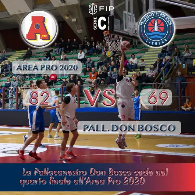 La Pallacanestro Don Bosco cede nel quarto finale all'Area Pro 2020 