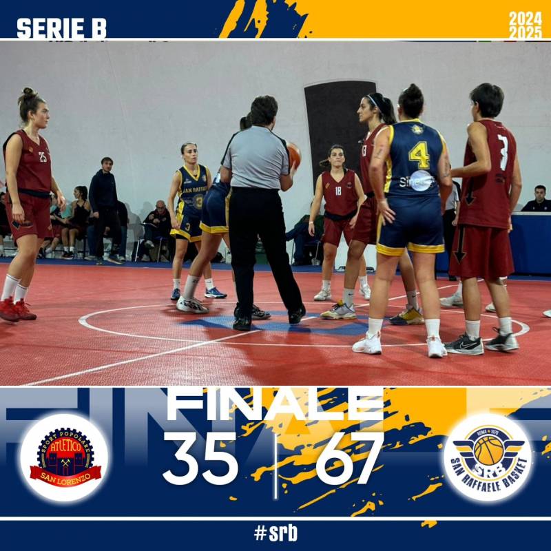 Terza vittoria consecutiva per la Sinercom San Raffaele Basket 