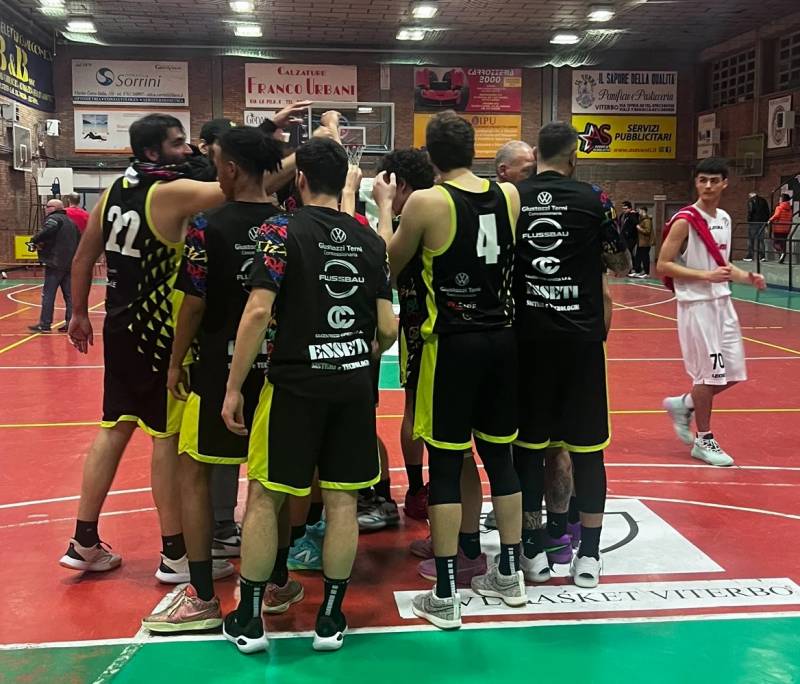 Esseti Basket Terni accorcia sulla vetta, battuto Viterbo (78-102) 