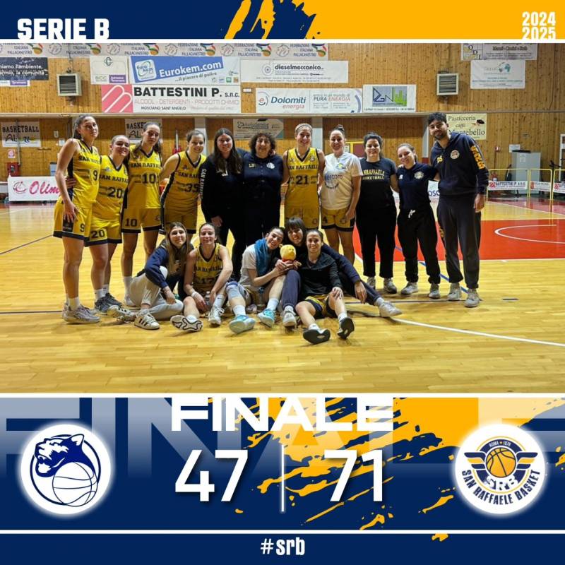 Panthers Roseto - Sinercom San Raffaele Basket 47-71 