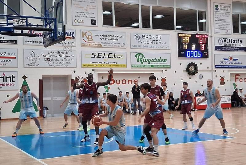 Basket Passignano concede il bis alla prima del nuovo anno 