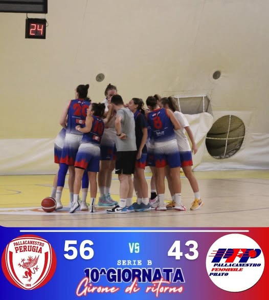 La Sisas Pallacanestro Perugia non sbaglia un colpo e batte anche Prato 