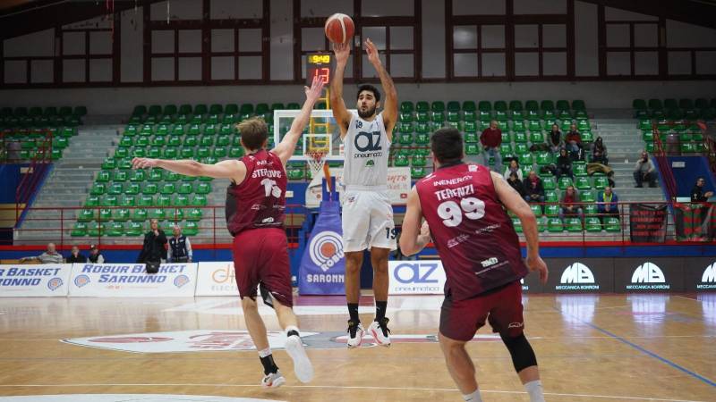 AZ Pneumatica Robur Basket Saronno, un tempo non basta 