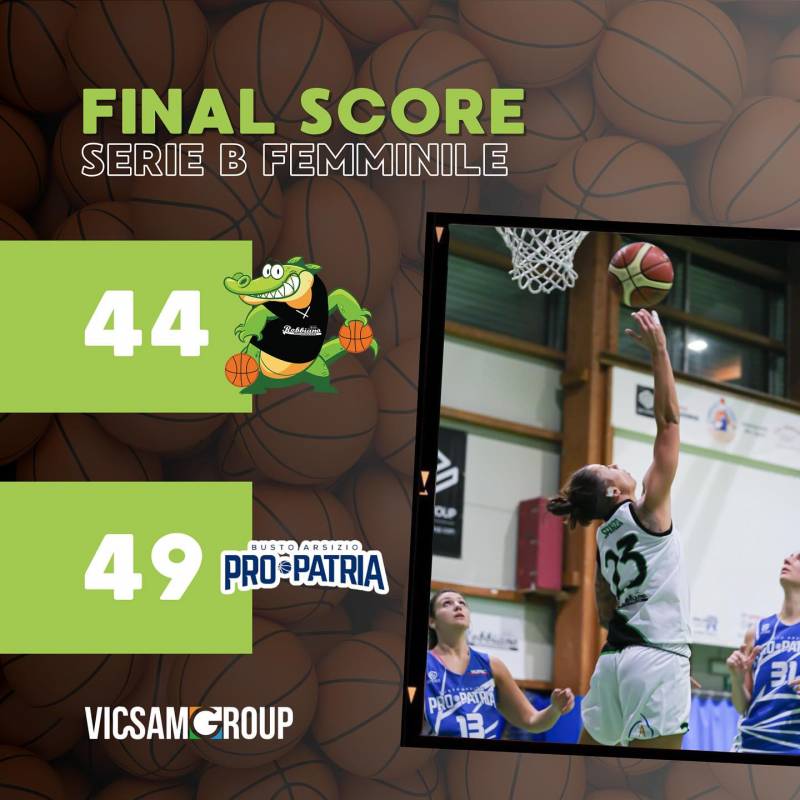 Vicsam Group Basket Robbiano si spegne sul più bello e cede alla Pro Patria 