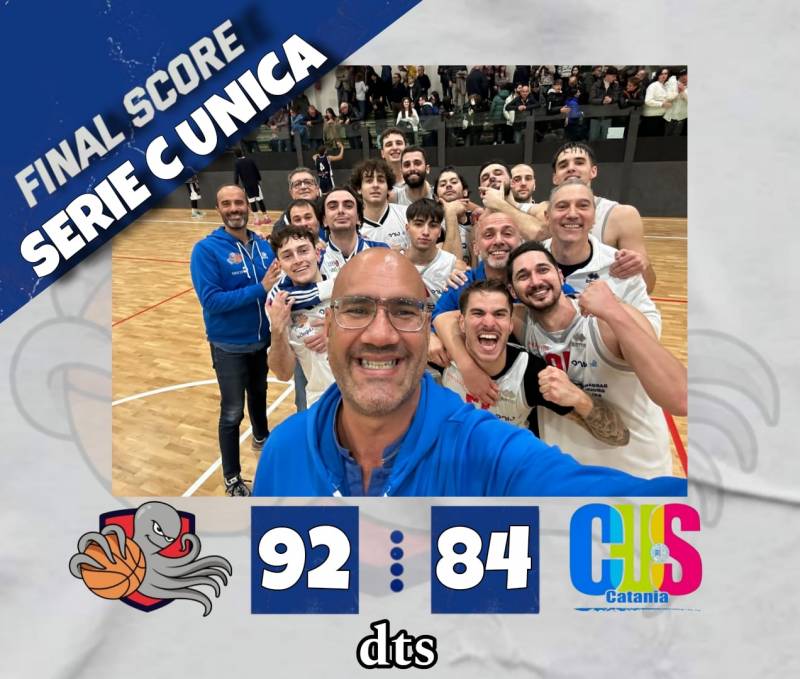 Sport Club Gravina - CUS Catania 92-84 